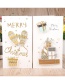 Fashion 【hk-k107】random One Christmas Print Popup Card