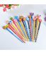 Fashion Polished Non-rubber Pencil Children's Cartoon Pencil With Eraser Tip