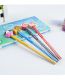 Fashion Packed With Rubber Pencil Children's Cartoon Pencil With Eraser Tip