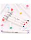 Fashion Single (color Random Mix And Match) Double-ended Painted Marker