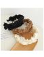 Fashion Brown Solid Color Curled Mink Hair Hoop