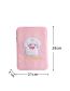 Fashion Pink (for 9.7-11 Inch Ipad) Cartoon Plush Tablet Bag