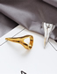Fashion Gold Alloy Geometric Nail Ring