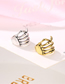 Fashion Silver Solid Copper Geometric Claw Ring