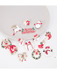 Fashion Christmas Letter Brooch (3) Alloy Drip Oil Christmas Letter Brooch