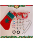 Fashion Christmas Zipper Box (set Of 5) Alloy New Year Diy Beaded Bracelet Gift Box