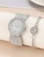Fashion Rose Gold Titanium Diamond Round Dial Watch