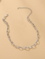 Fashion Silver Alloy Geometric Chain Necklace