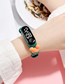 Fashion Orange Rabbit Box (with Box) Plastic Cartoon Rectangular Dial Watch