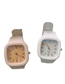 Fashion Brown Plastic Square Dial Watch