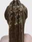 Fashion 3# M5120 Alloy Peacock Geometric Hair Buckle
