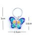 Fashion Ring M5405 Alloy Drop Butterfly Hair Buckle