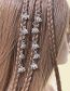 Fashion Silver M5507 Alloy Elephant Hair Buckle