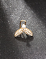 Fashion X -shaped Micro -inlaid Ear Clip Copper Inlaid Cross -ear Bone Bone Clip