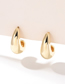 Fashion 8# Alloy Geometric C-shaped Earrings
