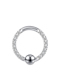 Fashion Half Circle Less Drill 1.2*8 (5 Pieces) Stainless Steel Half Ring Less Drill Puncture Nose Ring
