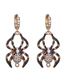 Fashion Five-piece Set Alloy Diamond Drop Oil Pumpkin Black Cat Ghost Spider Earring Set