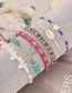 Fashion 2# Blue Pine Beaded Starfish Bracelet