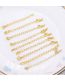 Fashion 9 Heart Carved 925 (10 Batches) Copper Gold Plated Heart Extension Chain Diy Jewelry Accessories