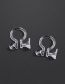Fashion 4 Plastic Ear Hooks 1000 Pcs/pack (2 Packs Minimum) Transparent Geometric Plastic Ear Hook Diy Accessories