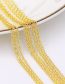 Fashion 1.5mm Bead Chain Real Platinum (5 Yards Minimum Batch) Pure Copper Bead Chain Jewelry Accessories