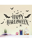 Fashion Photo Color Halloween Alphabet Bat Bug Wall Sticker