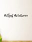 Fashion Photo Color Halloween Alphabet Wall Sticker