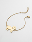 Fashion Gold Stainless Steel Small Animal Bracelet