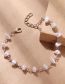 Fashion White Shaped Pearl Anklet