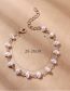 Fashion White Shaped Pearl Anklet