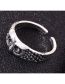 Fashion Silver Alloy Geometric Owl Split Ring