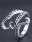 Fashion Silver Alloy Geometric Octopus Opening Ring