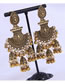 Fashion Gold Alloy Geometric Drop Earrings