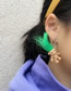 Fashion Pink Ear Clip Resin Geometric Doll Earrings Ear Clips  Plastic%2fresin