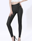 Fashion Black 3xl (recommended 130-180 Catties) Faux Denim Pencil Trousers