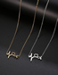 Fashion White K (2 Pieces) Alloy Geometric Ecg Heart Necklace
