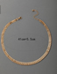 Fashion Gold Alloy Aircraft Chain Double Layer Necklace