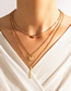 Fashion 14# Alloy Geometric Round Multilayer Necklace