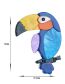 Fashion Parrot Acrylic Cartoon Parrot Brooch