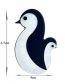 Fashion Penguin Cartoon Penguin Acrylic Brooch