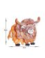 Fashion Bighorn Cartoon Acrylic Bighorn Bull Brooch