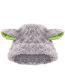 Fashion Grey Plush Lamb Bucket Hat