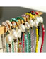 Fashion Transparent Color Multicolored Crystal Beaded Pearl Necklace