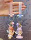 Fashion Genuine Baby Annie Pendant-purple Pvc Cartoon Key Chain