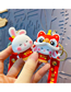 Fashion Rabbit For Chinese New Year - Lion Dance Pvc Cartoon Key Chain
