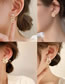 Fashion 40# Alloy Pearl Tassel And Diamond Butterfly Earrings