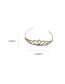 Fashion Hairpin - Silver Style Four Alloy Diamond Crown Headband