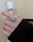 Fashion Ring - Silver Pure Copper Geometric Ring
