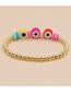 Fashion Js-b220030a Alloy Smoky Eye Copper Bead Beaded Bracelet