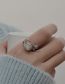 Fashion Silver Alloy Geometric Irregular Open Ring